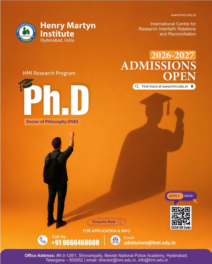 Henry Martyn Institute — Ph.D Programme